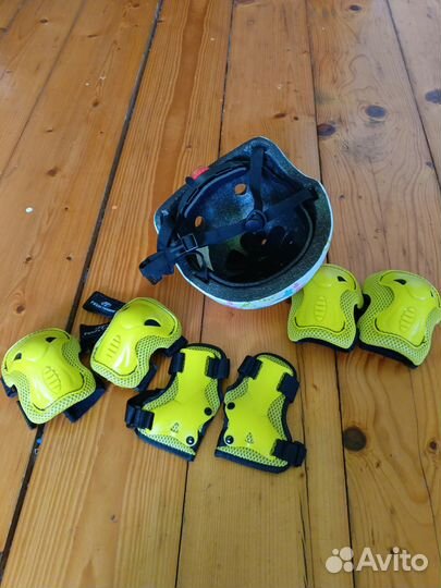 Защита для роликов со шлемом детская