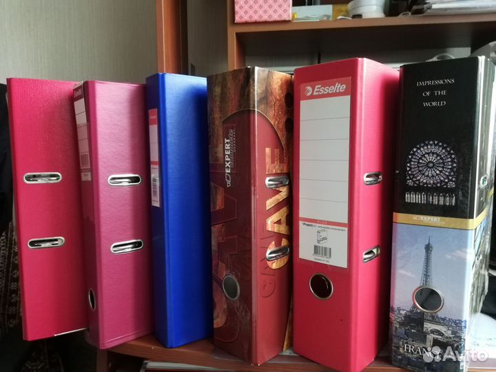 Папки разные, канц. товары