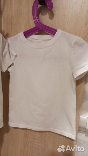 Футболки белые 98 размера