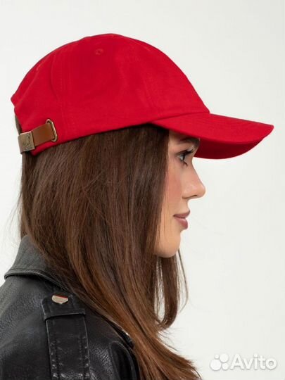 Кепка бейсболка женская красная Kangol