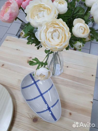 Миска IKEA вэрмер в форме листа