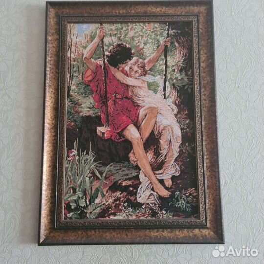 Картина вышитая крестом ручная работа