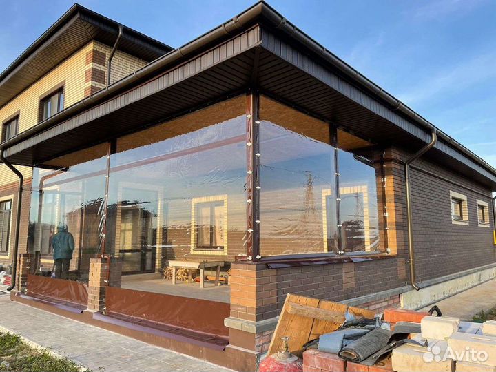 Мягкие,гибкие окна на веранду