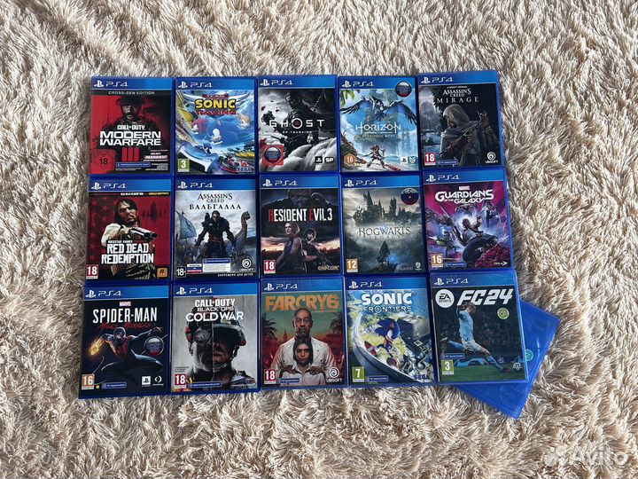Игры на ps4 диски бу