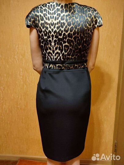 Вечернее платье 46 размера черное