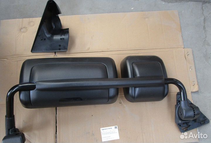 Зеркало боковое FAW-J6 С кронштейном левое двойное