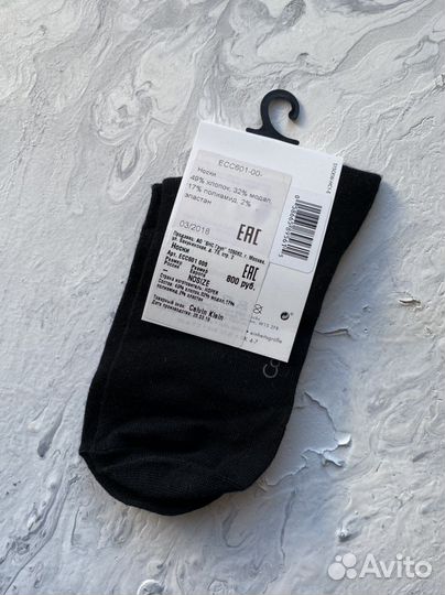 Новые носки Calvin Klein one size