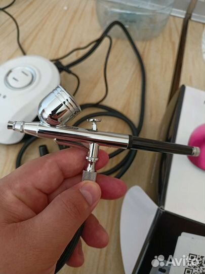 Аэрограф с компрессором для маникюра