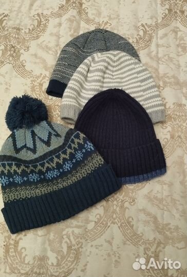 Мужская зимняя шапка вязаная