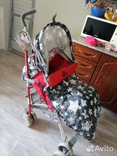 Прогулочная коляска трость бу