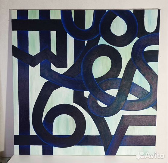 Картина маслом на холсте Каллиграфия