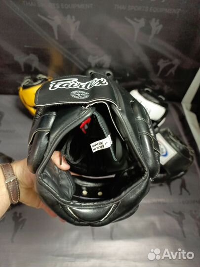 Боксёрский шлем Fairtex HG14 black