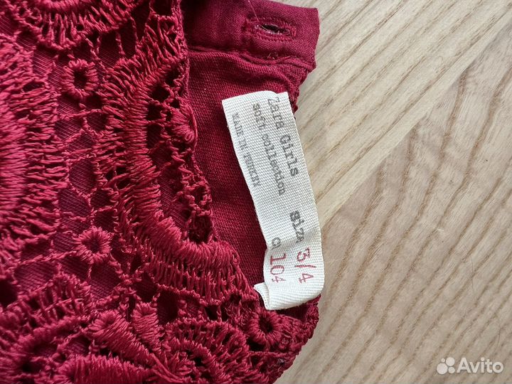 Платье для девочки zara 104