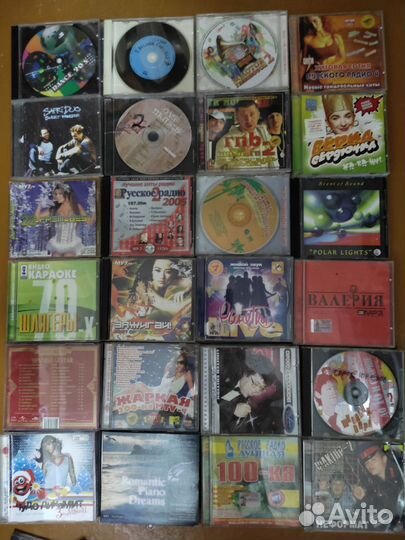 Cd и мр3 диски с музыкой