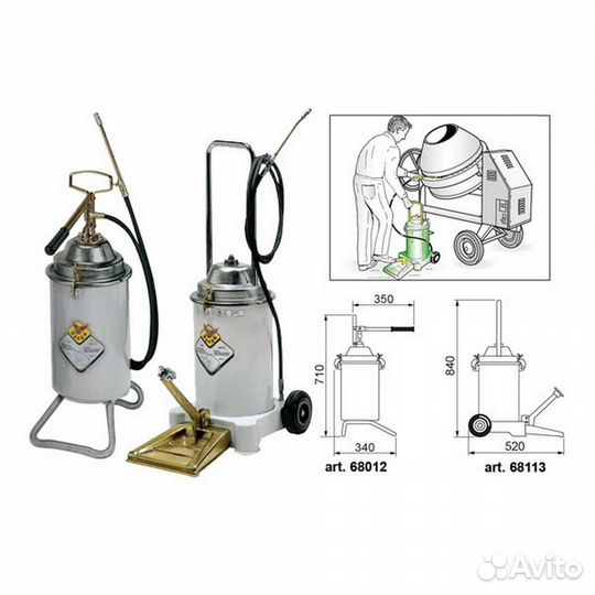 Нагнетатель густых смазок 68012