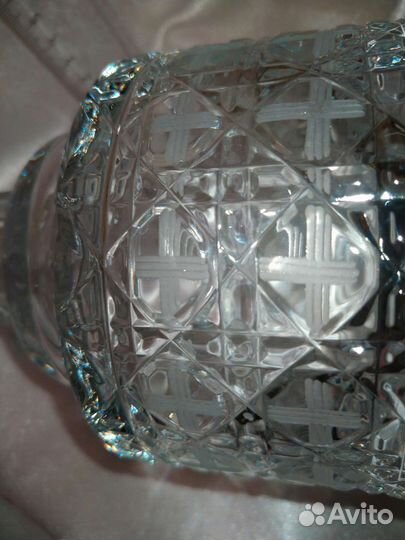 Хрусталь:графин, фужеры, рюмки