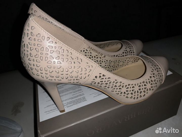 Туфли кожаные