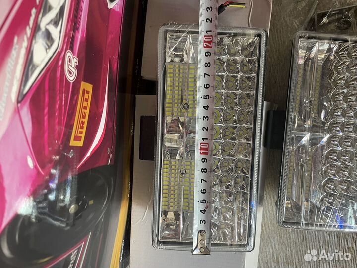 Светодиодные фары с дальний ближний 252W цена 2шт