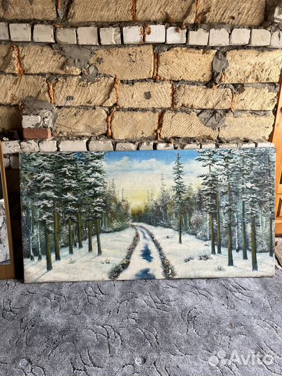 Картина маслом на холсте большая