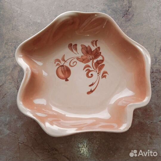 Конфетница салатница сухарница ленинградстройфаянс