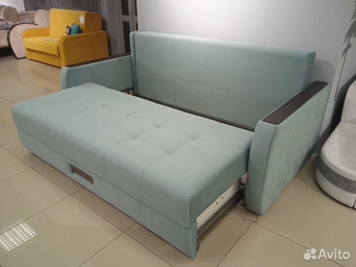 Прямой диван, диван кровать, Мальта 9, минт
