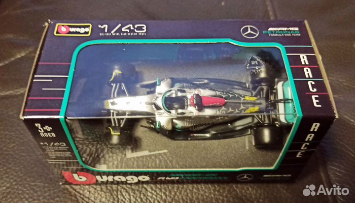 Модель Mercedes AMG F1 W13 Льюис Хэмилтон сезон 22