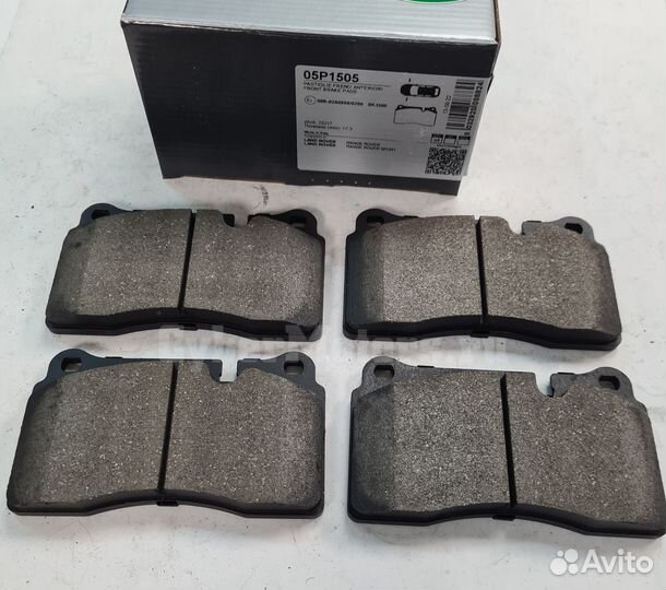 Колодки тормозные range rover III/sport передние