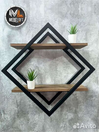 Полки в стиле лофт