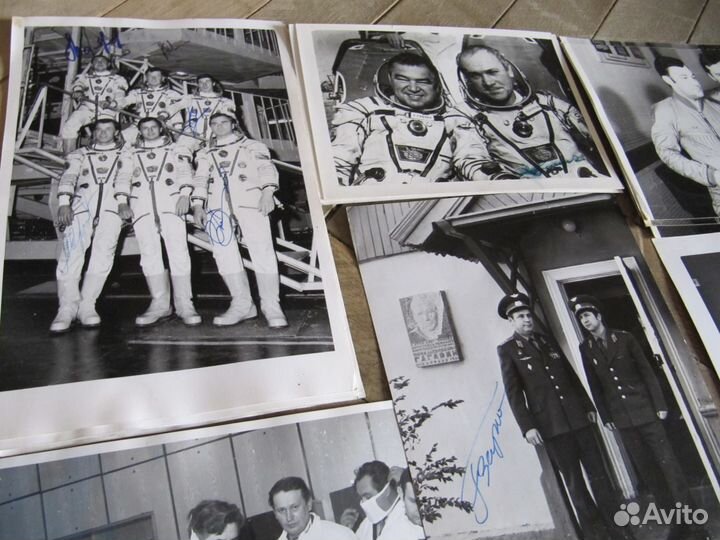 Фотографии космонавтов с автографом и другие СССР