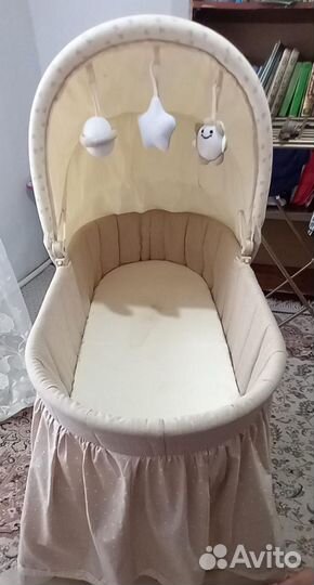 Детская люлька колыбель на колесах