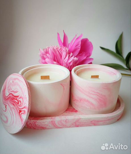 Ароматическая свеча ручной работы