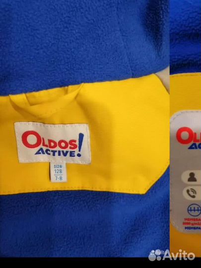 Куртка на флисе Oldos б/у 128 рост на мальчика