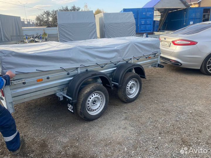 Прицеп оцинкованный, Кузов 3*1,51м. Двухосный