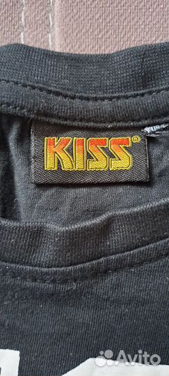 Футболка группы kiss, официальный мерч