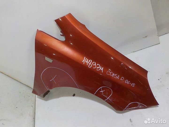 Крыло переднее правое Opel Corsa D