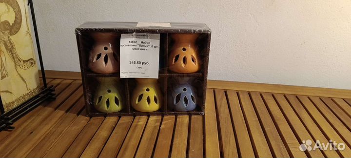 Аромалампы разные керамика, камень