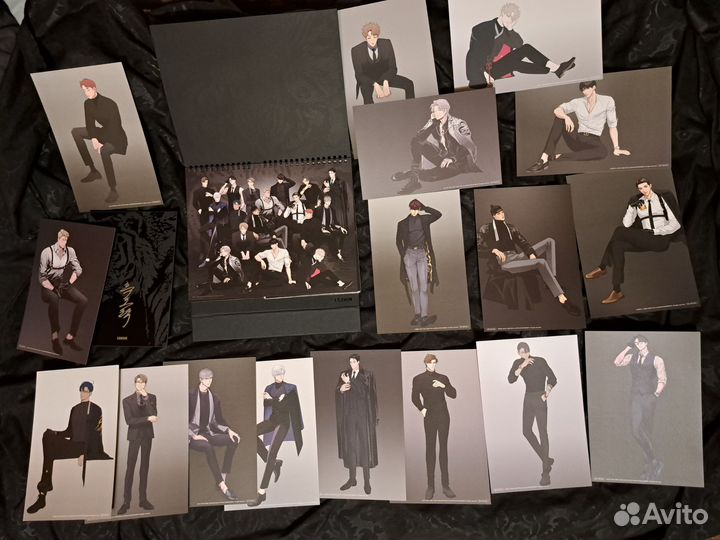 Black Tiger Lezhin календарь 2022 полный комплект