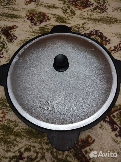 Чугунный казан 10 литров