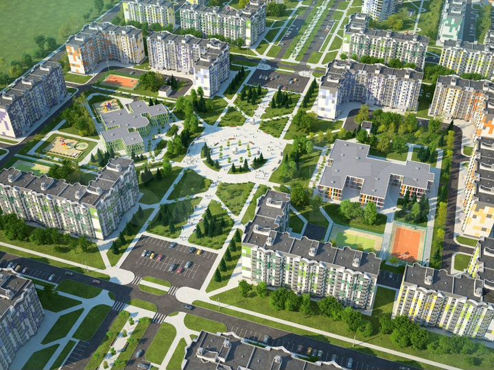 2-к. квартира, 58,1 м², 7/10 эт.