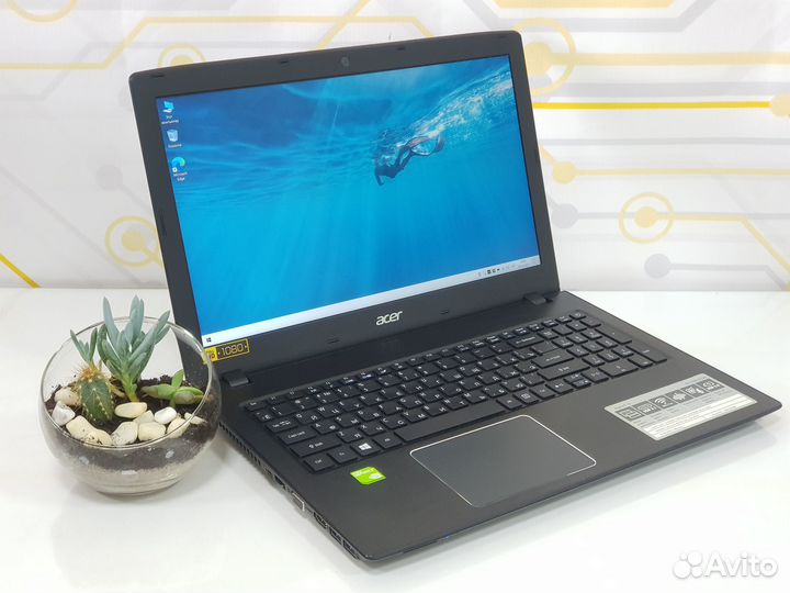 Игровой Ноутбук Acer i5 8250U 8Gb, MX 150 2Gb, 15