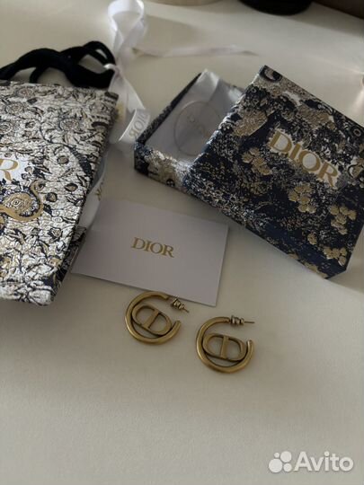 Dior серьги оригинал