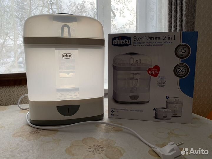 Стерилизатор паровой 2 в 1 Chicco