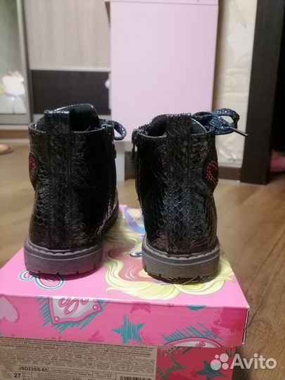 Ботинки демисезонные для девочки
