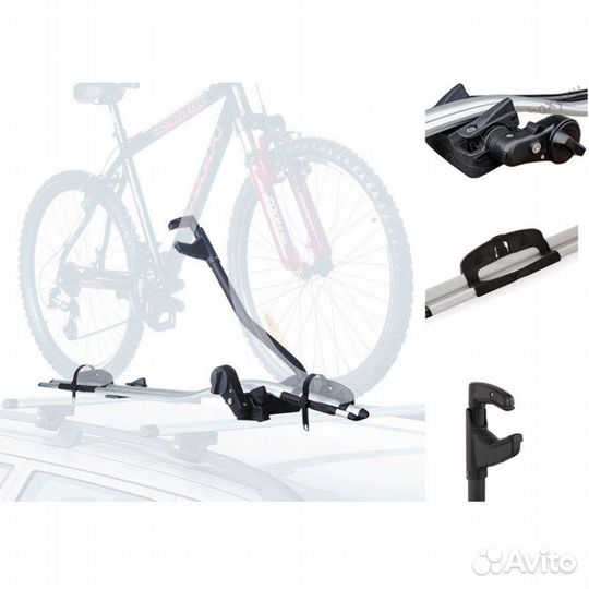 Велокрепление на крышу Атлант Roof Rider