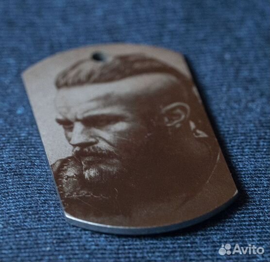 Фотогравировка (лазер) на армейских жетонах