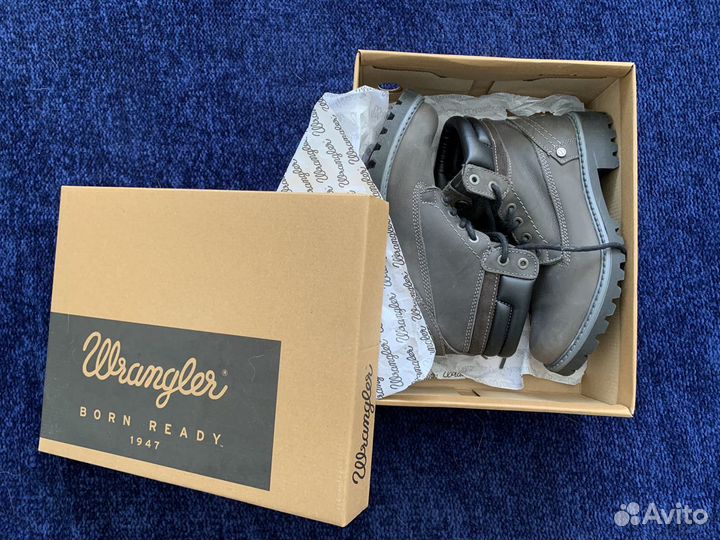 Новые зимние ботинки Wrangler, EU 36/UK 3, серые