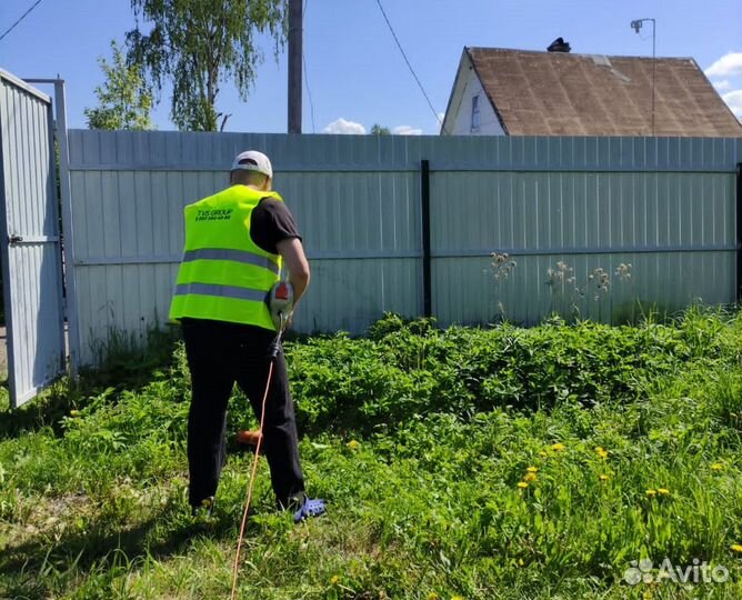 Благоустройство участка. Уборка участка