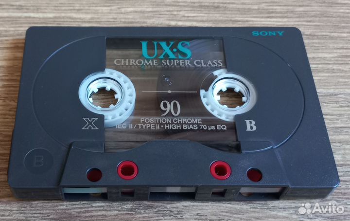 Аудиокассеты sony UX-S 90 хром 1996г