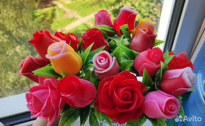 Букет из мыла