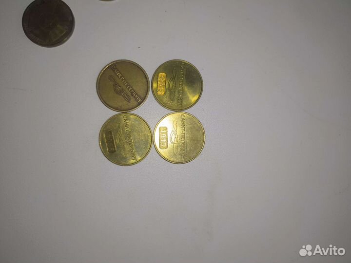 Жетоны метро санкт-петербург